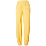 Rukka Sportske hlače 'MURTO' žuta / svijetložuta / siva