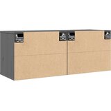  Zidni ormarići 2 kom sivi 45 x 30 x 35 cm od masivne borovine | shoptok.hr