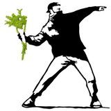 Wallity zidna dekoracija Moss-Flower Gang, 70x69cm, Crna | ePonuda.com
