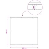  Zaslon za privatnost na balkonu 200 x 200 cm | shoptok.hr