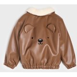 Sinsay Sherpa jakna od imitacije kože s motivom medvjedića | shoptok.hr