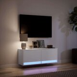 Zidni TV ormarić s LED svjetlima bijeli 100 x 31 x 38 cm | shoptok.hr