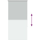 vidaXL Rolo zatemnjena svetlo siva 85x130 cm tkanina širina 80,7 cm | Shoptok.si