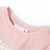  Dječja majica s volanima na rukavima svjetloružičasta 104 | shoptok.hr
