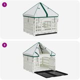  4-panelni ogradni igralište za pse s krovom 122 x 106,5 x 82 cm | shoptok.hr