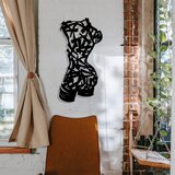Atelier Del Sofa zidna dekoracija Hemdem, 35x68 cm, 1.2mm, Crna Cene