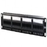 Gembird NPP-C524CM-001 Cat.5E 24 port patch panel with rear cable management Cene