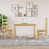 vidaXL jedilna miza panama 117x60x75 cm trdna borovina | Shoptok.si