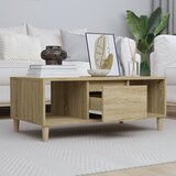 The Living Store Klubska mizica sonoma hrast 90x50x36,5 cm inženirski les - Klubska Mizica, (21574847) | Shoptok.si