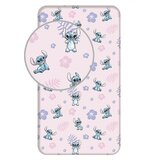 Jerry Fabrics Napenjalna enojna bombažna otroška rjuha 90x200 cm Lilo and Stitch – Cene