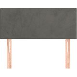  Uzglavlje tamnosivo 90x5x78/88 cm baršunasto | shoptok.hr