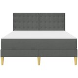  Okvir kreveta s madracem Tamno siva 120 x 190 cm tkanina | shoptok.hr