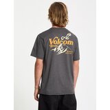 Volcom Majica 'Back Country HTH' ecru / rumena / temno siva | Shoptok.si