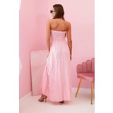 Kesi Włoski Women's viscose dress with elastic top candy pink | Shoptok.si