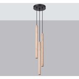  Sollux SL.1268 - Drveni luster na sajli PASTELO 3xG9/8W/230V | Eponuda.com