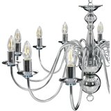  Luster srebrni 12 žarulja E14 | shoptok.hr