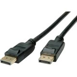 Roline DisplayPort priključni kabel DisplayPort vtič\, DisplayPort vtič 3.00 m črna 11.04.5812 zaščiten DisplayPort kabel, (20421035) | Shoptok.si