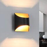 Nettlife črna in zlata stenska svetilka - Moderne stenske svetilke za stopnišča, otroško sobo, (22136386) | Shoptok.si