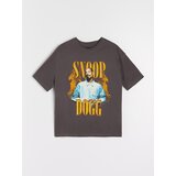 Sinsay Pamučna majica s printom Snoop Dogg | shoptok.hr