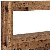 Ormarić za uzglavlje s LED svjetlima staro drvo 100x17x102 cm | shoptok.hr