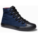 Ombre Men's shoes sneakers in combined materials - navy blue | Shoptok.si