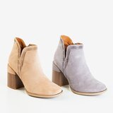 Resti Light brown boots with square heel Lemere - Shoes | ePonuda.com