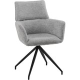 Bessagi Home Naslanjač Paolo, Siva, Vrtljiv | Shoptok.si