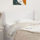 vidaXL Vzglavje z ušesi bel 93x23x78/88 cm umetno usnje Cene