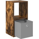  Noćni ormarić s ladicama Dimljeni hrast 30,5 x 27 x 59,5 cm | shoptok.hr