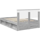  Konstrukcija postelje z vzglavjem Siva Sonoma 120 x 200 cm, (5000103610) | Shoptok.si