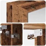  Kupaonski ormar s ogledalom Staro drvo 60 x 14,5 x 70 cm | shoptok.hr