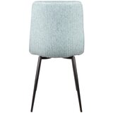 XORA stol, kovina, tekstil črna, žadasto zelena | Shoptok.si