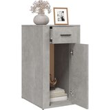 vidaXL Omarica za pisalno mizo betonsko siva 40x49x75cm inženirski les | Shoptok.si