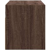  Zidni TV ormarić LED smeđa boja hrasta 80x31x35 cm | shoptok.hr