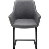 Bessagi Home nihajni stol pria, temno siva, mikrovlakna | Shoptok.si