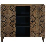  Kreveta s policom Smeđa 90 x 33 5 x 75 cm Čvrsto drvo manga | shoptok.hr