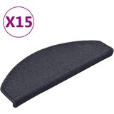  Prostirke za stepenice 15 kom 65x24x4 cm tamno sive i plave poluokrugle velike | Eponuda.com