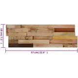 vidaXL ploče za zidne obloge 10 kom 1,03 m² od reciklirane tikovine | shoptok.hr