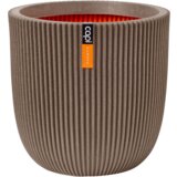  Kroglast cvetlični lonec "Groove" 43x41 cm - taupe Cene