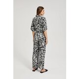 Marisse Women's Trousers L-Sp-4332 Black_White | ePonuda.com