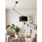 Podesivi LED luster na štapu GORTA 1xE27/60W/230V crna/zlatna | Eponuda.com