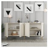 Hanah home komoda lyon 80 cream gold Cene
