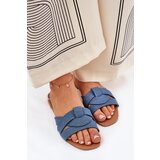 Boto Flat Women's Sandals With Intertwining Straps Denim Selaenor | ePonuda.com
