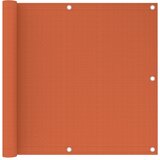 vidaXL Balkonsko platno oranžno 90x500 cm HDPE Cene