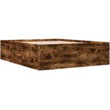  Okvir za krevet boja hrasta 150 x 200 cm konstruirano drvo | shoptok.hr