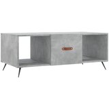  Stolić za kavu boja betona 102 x 50 x 40 cm konstruirano drvo | shoptok.hr