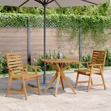  3-dijelni vrtni blagovaonski set od masivnog bagremovog drva | shoptok.hr