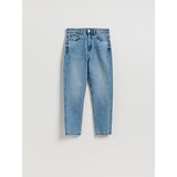 Reserved Mom fit slim traperice - plava | shoptok.hr