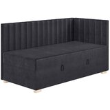 Ghado Tamno plavi kutni dječji krevet s prostorom za odlaganje s madracem 90x200 cm Snugi - | shoptok.hr