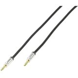 Vivanco Utičnica Audio Priključni kabel [1x 3,5 mm banana utikač - 1x 3,5 mm banana utikač] 0.5 m Crna cijene